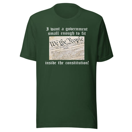 Small Government Constitution Shirt