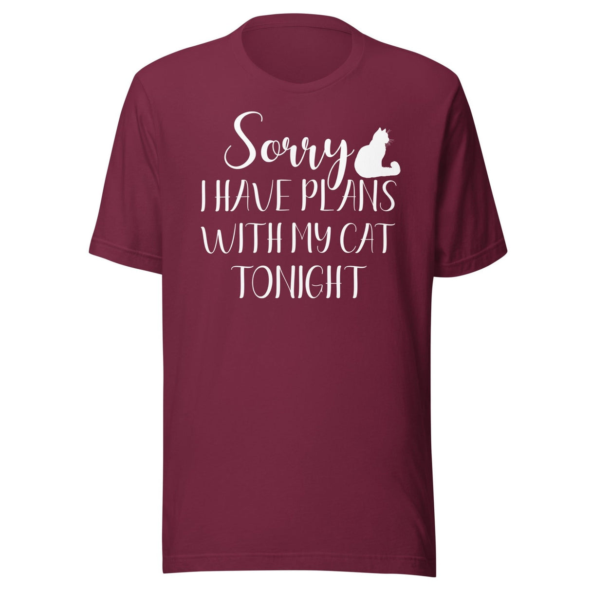 Sorry I Have Plans With My Cat Tonight Shirt