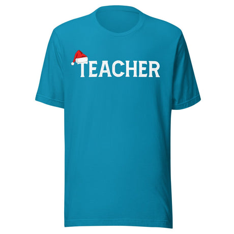 Teacher Santa Hat Shirt