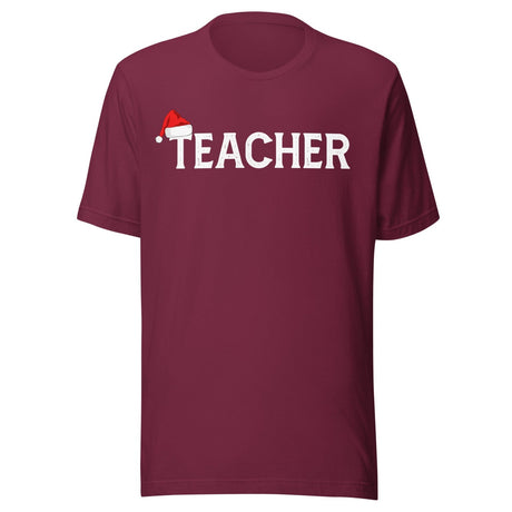 Teacher Santa Hat Shirt