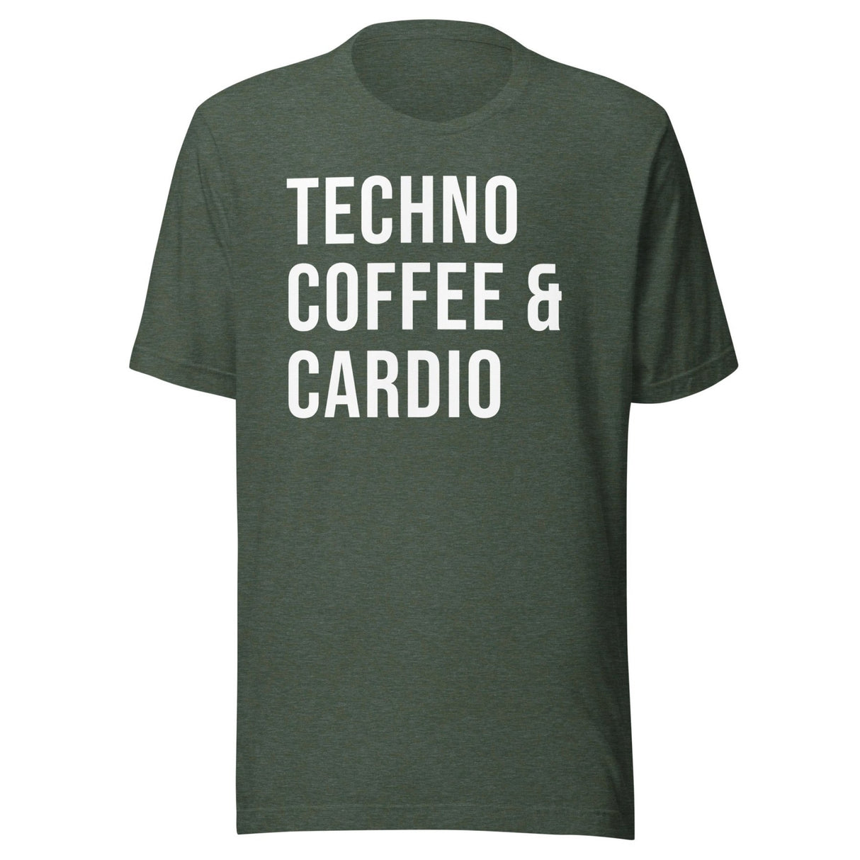 Techno Coffee and Cardio Gym Shirt