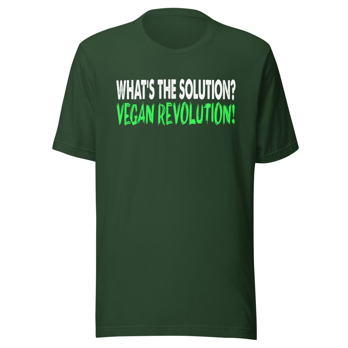 The Solution Is Vegan Revolution Shirt