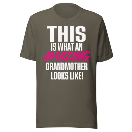 This Is What An Amazing Grandmother Looks Like Shirt