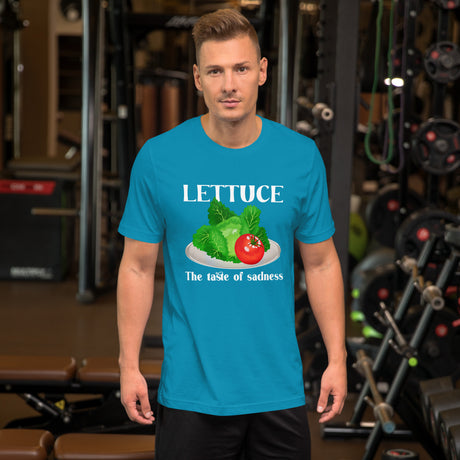 Lettuce is the taste of sadness men's shirt