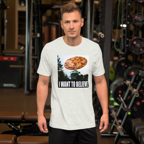 I Want To Believe Pizza Men's Shirt