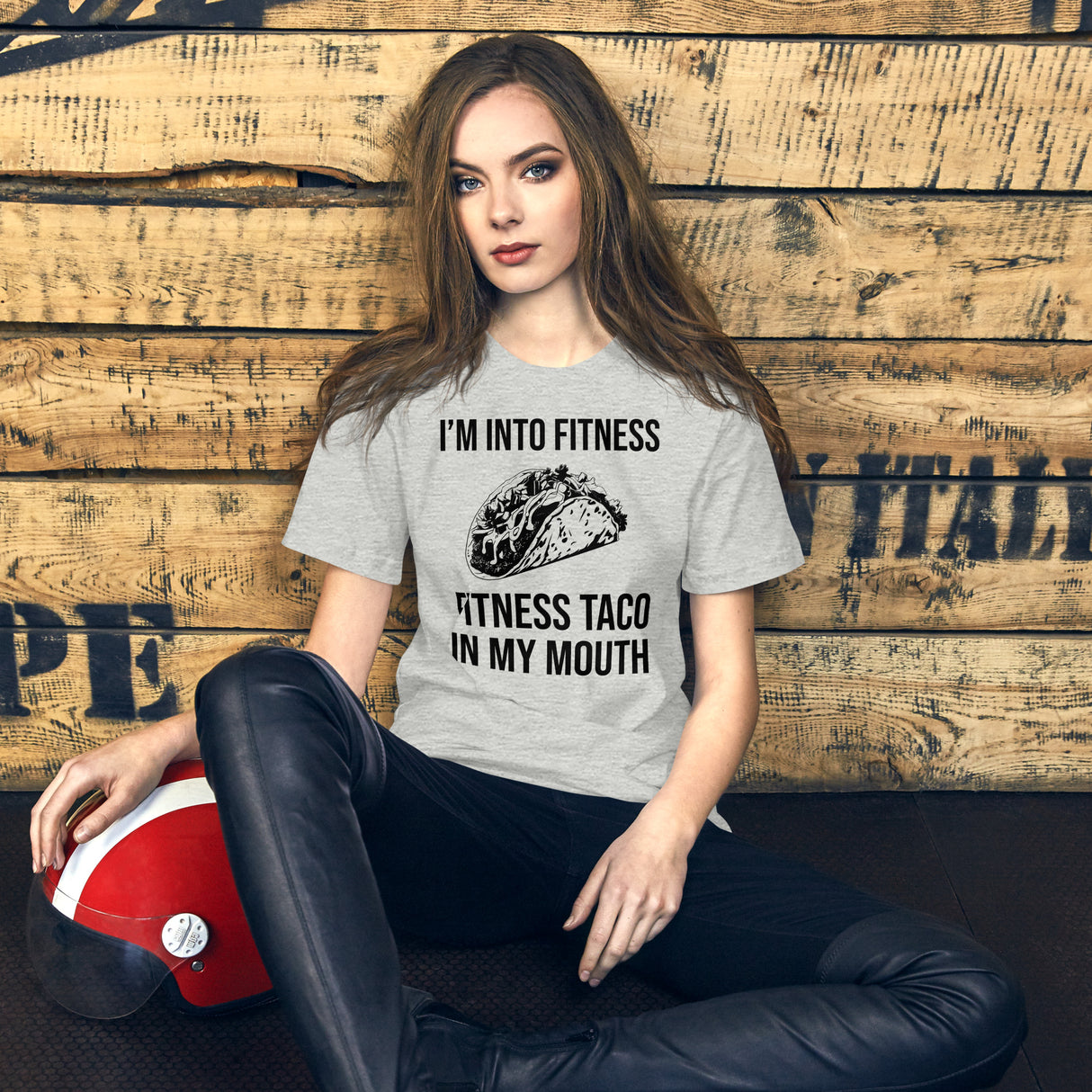 Fitness Taco In My Mouth Women's Shirt