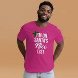 I'm On Santa's Nice List Men's Shirt