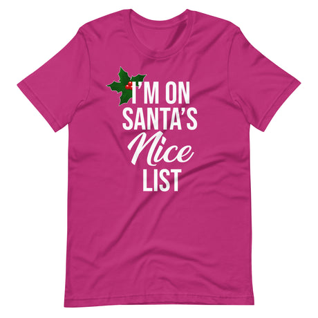 I'm On Santa's Nice List Shirt