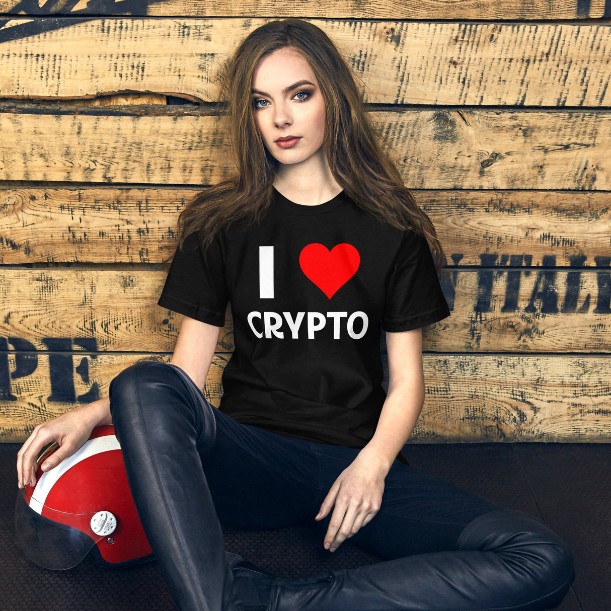 I Love Crypto Women's Shirt