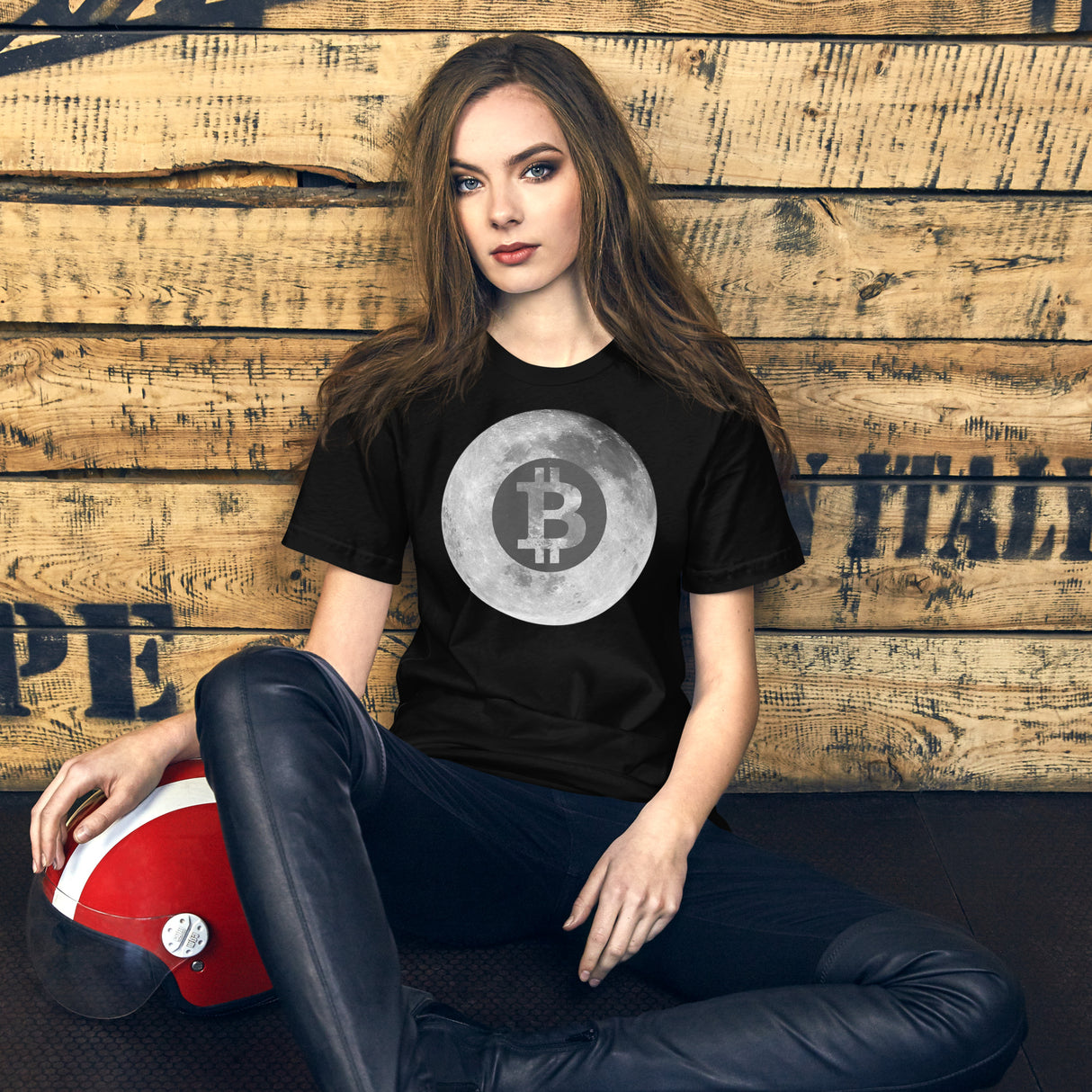 Bitcoin Moon Women's Shirt