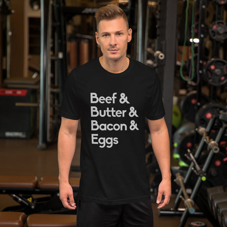 Beef Butter Bacon and Eggs Men's Shirt
