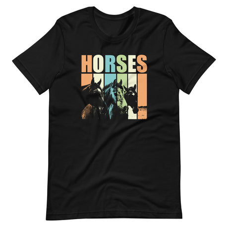Horses 70s Retro Shirt