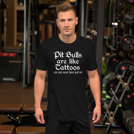 Pit Bulls Are Like Tattoos Men's Shirt