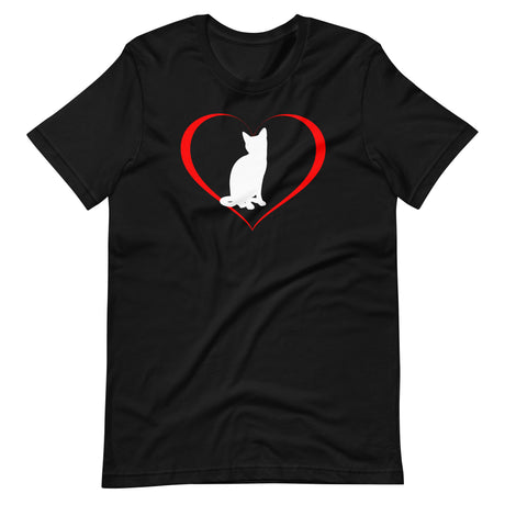 Cat in Heart Shirt