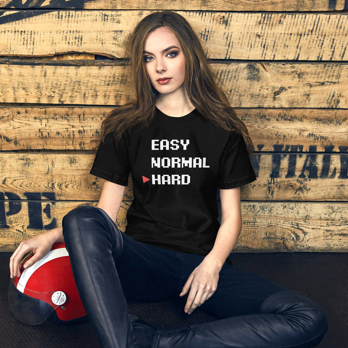Easy Normal Hard Women's Vintage Gamer Shirt
