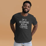 I'm A Nightmare Before Coffee Men's Shirt