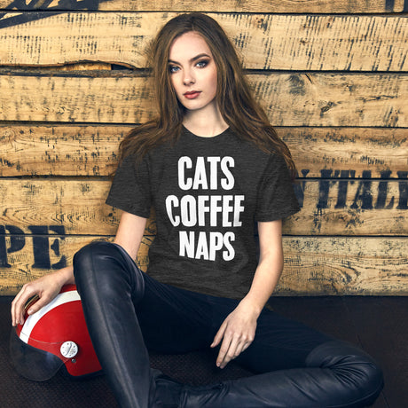 Cats Coffee Naps Women's Shirt