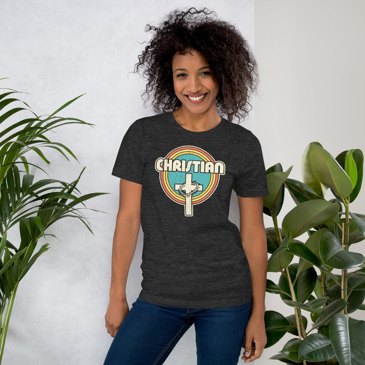 Distressed Vintage Women's Christian Shirt