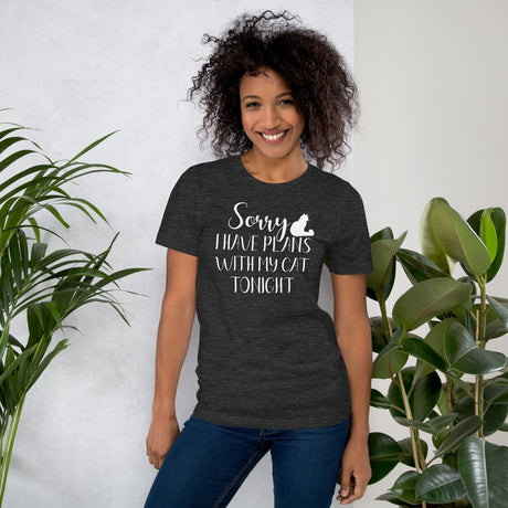 Sorry I Have Plans With My Cat Tonight Women's Shirt