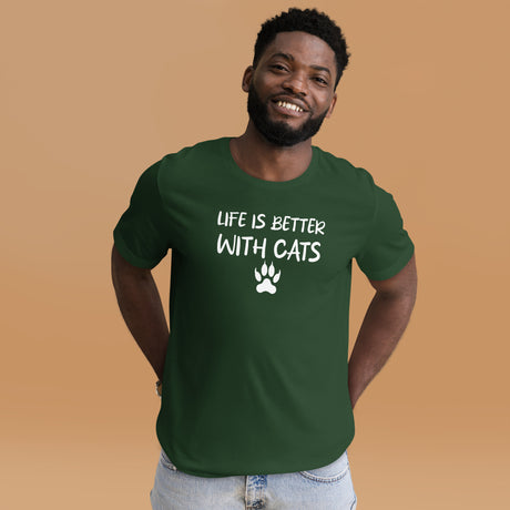 Life is Better With Cats Men's Shirt