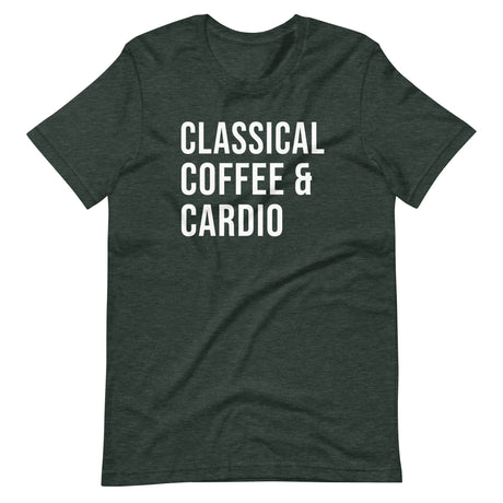 Classical Coffee and Cardio Gym Shirt