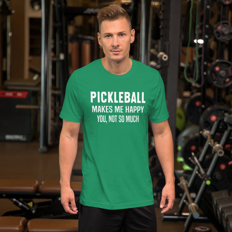 Pickleball Makes Me Happy Men's Shirt