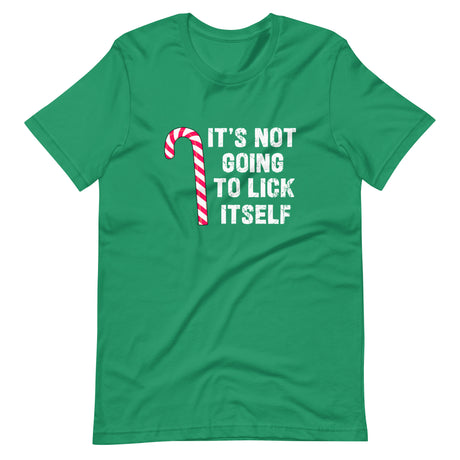 It's Not Going To Lick Itself Candy Cane Shirt
