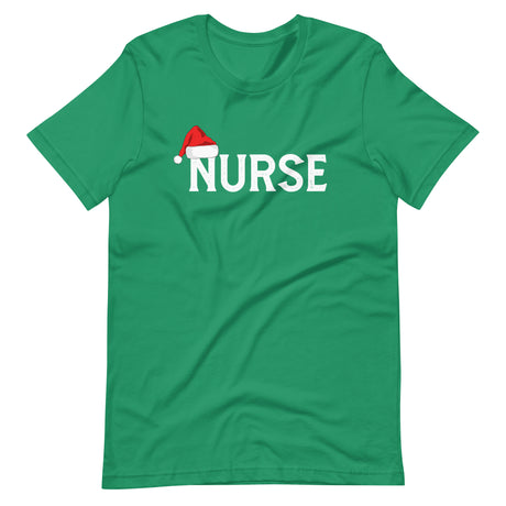 Nurse With Santa Hat Shirt