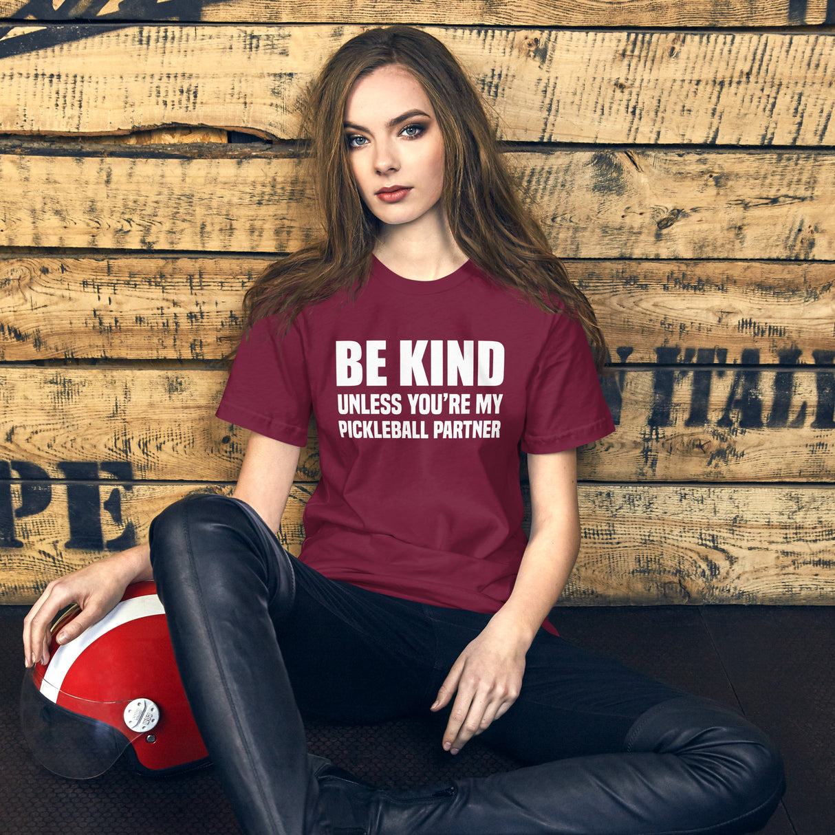 Be Kind Unless You're My Pickleball Partner Women's Shirt