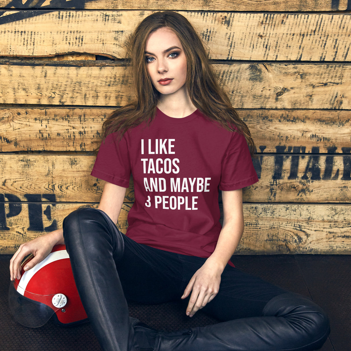 I Like Tacos and Maybe 3 People Women's Shirt