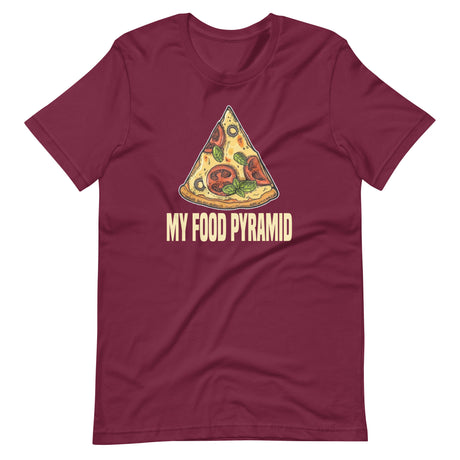 My Food Pyramid Pizza Shirt