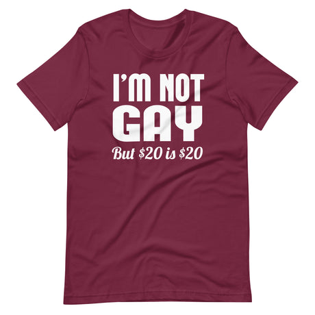 I'm Not Gay But 20 is 20 Shirt