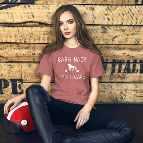 Barn Hair Don't Care Women's Horse Shirt