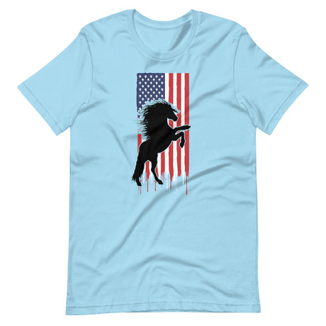 American Flag Horse Shirt
