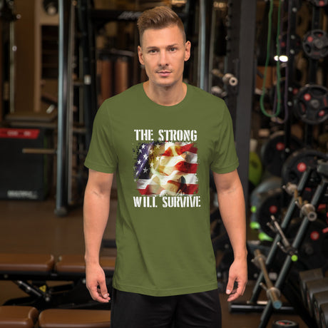 The Strong Will Survive Pit Bull Men's Shirt