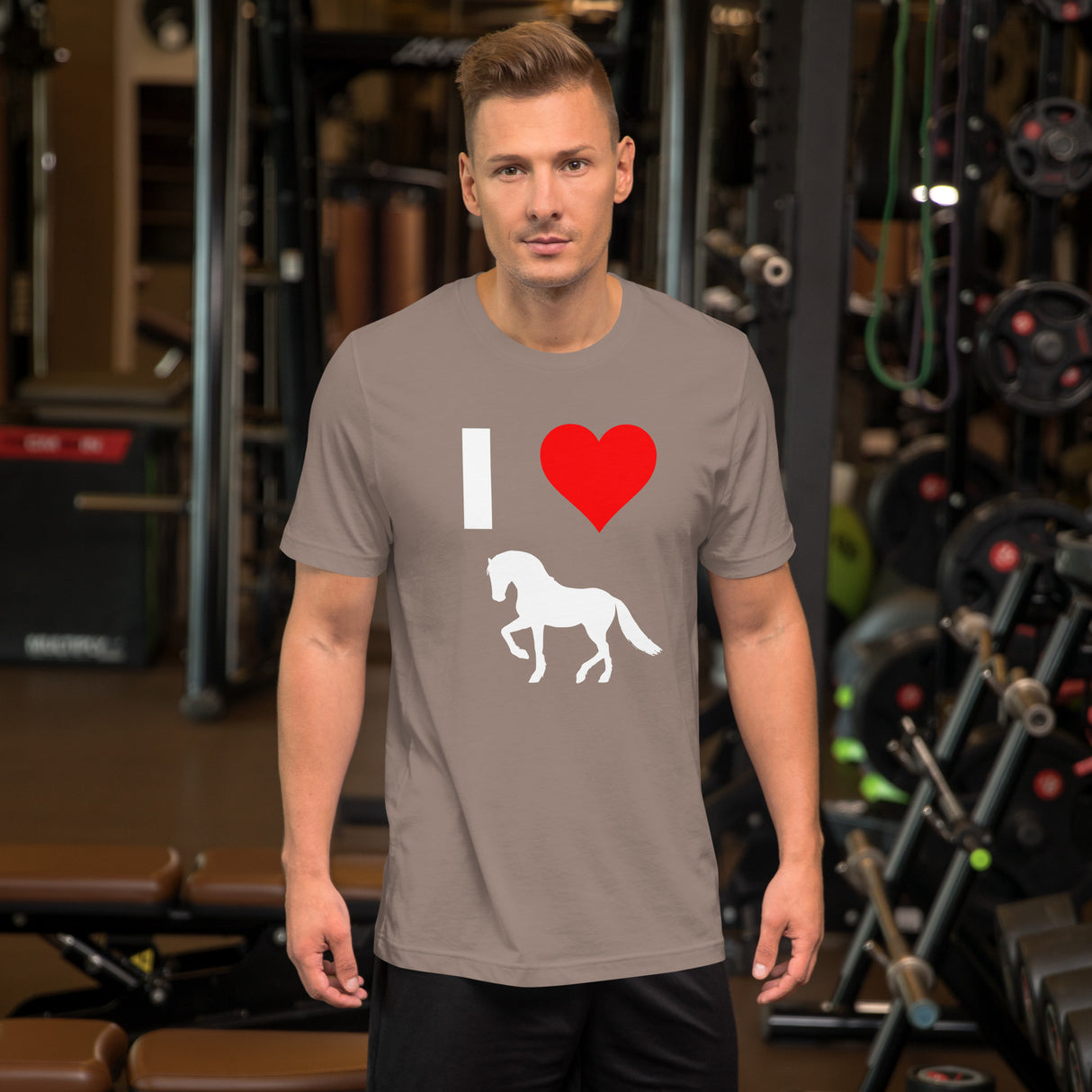 I Love Horses Men's Shirt