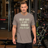 Help Save a Life Today Bring Me Coffee Men's Shirt