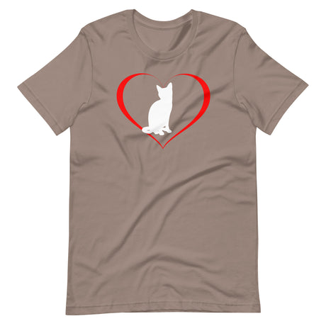 Cat in Heart Shirt