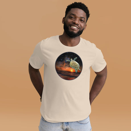 Sea Turtle Space Voyage Men's Shirt