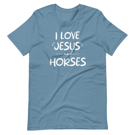 I Love Jesus And Horses Shirt