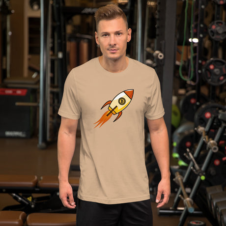 Bitcoin Rocket Men's Shirt