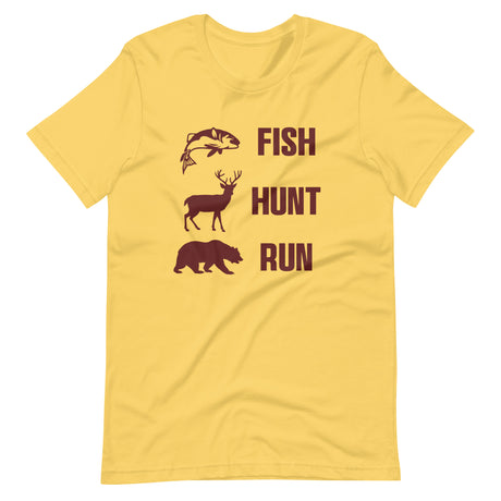 Fish Hunt Run Bear Shirt