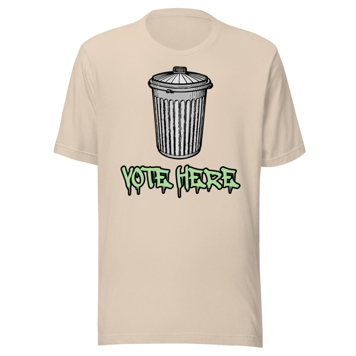 Vote Here Trash Can Shirt