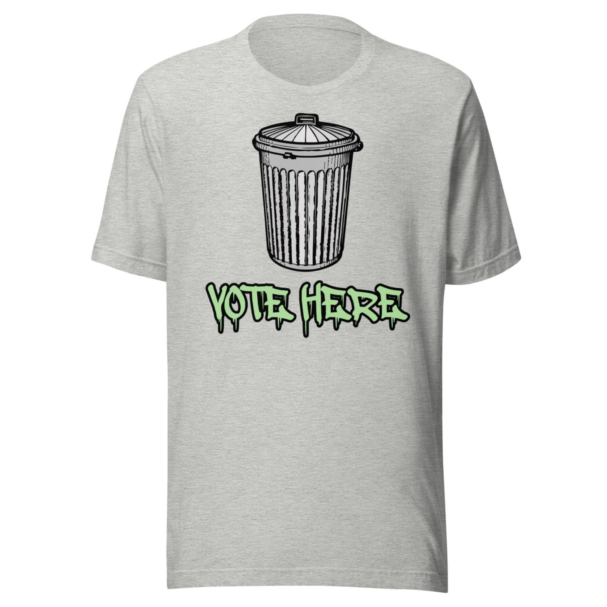 Vote Here Trash Can Shirt