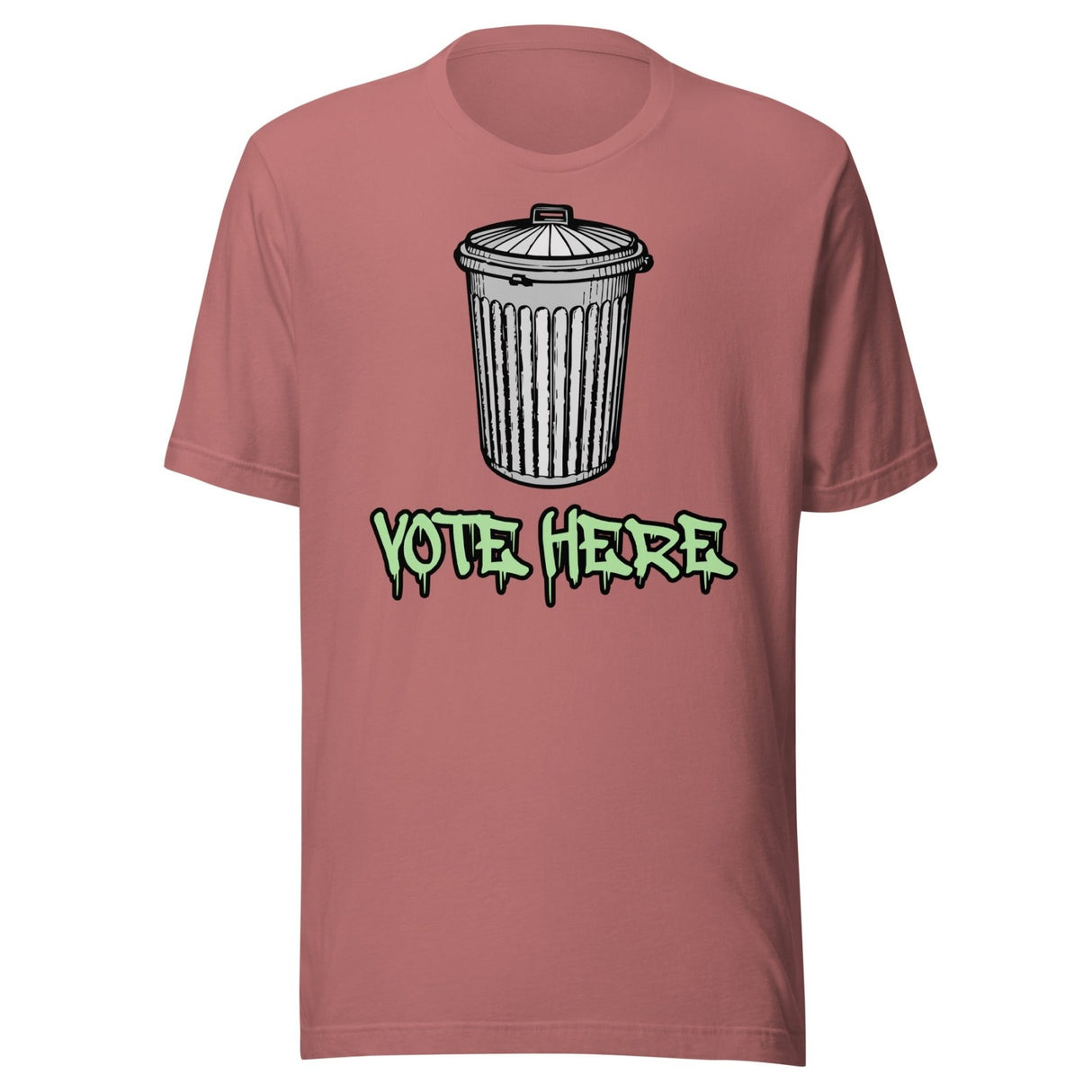 Vote Here Trash Can Shirt