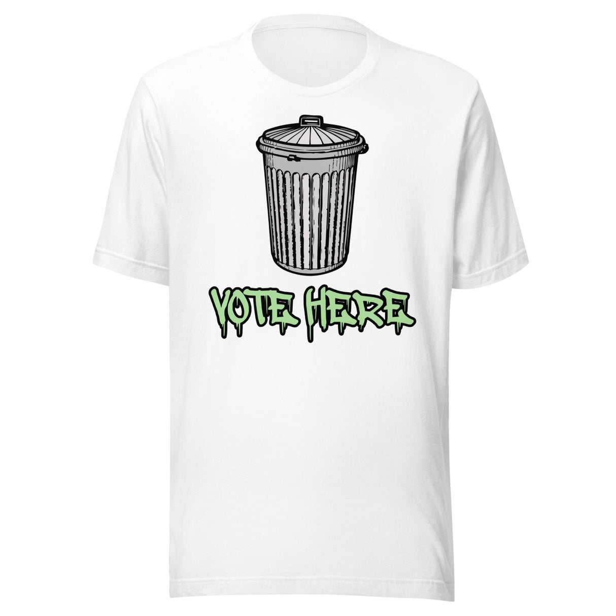 Vote Here Trash Can Shirt
