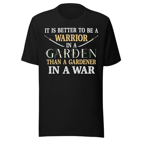 Warrior in a Garden Shirt