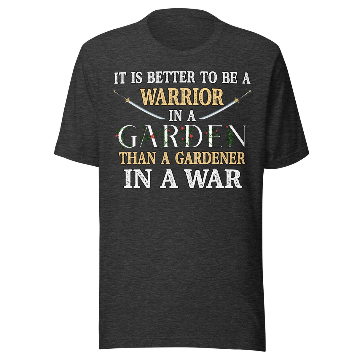 Warrior in a Garden Shirt