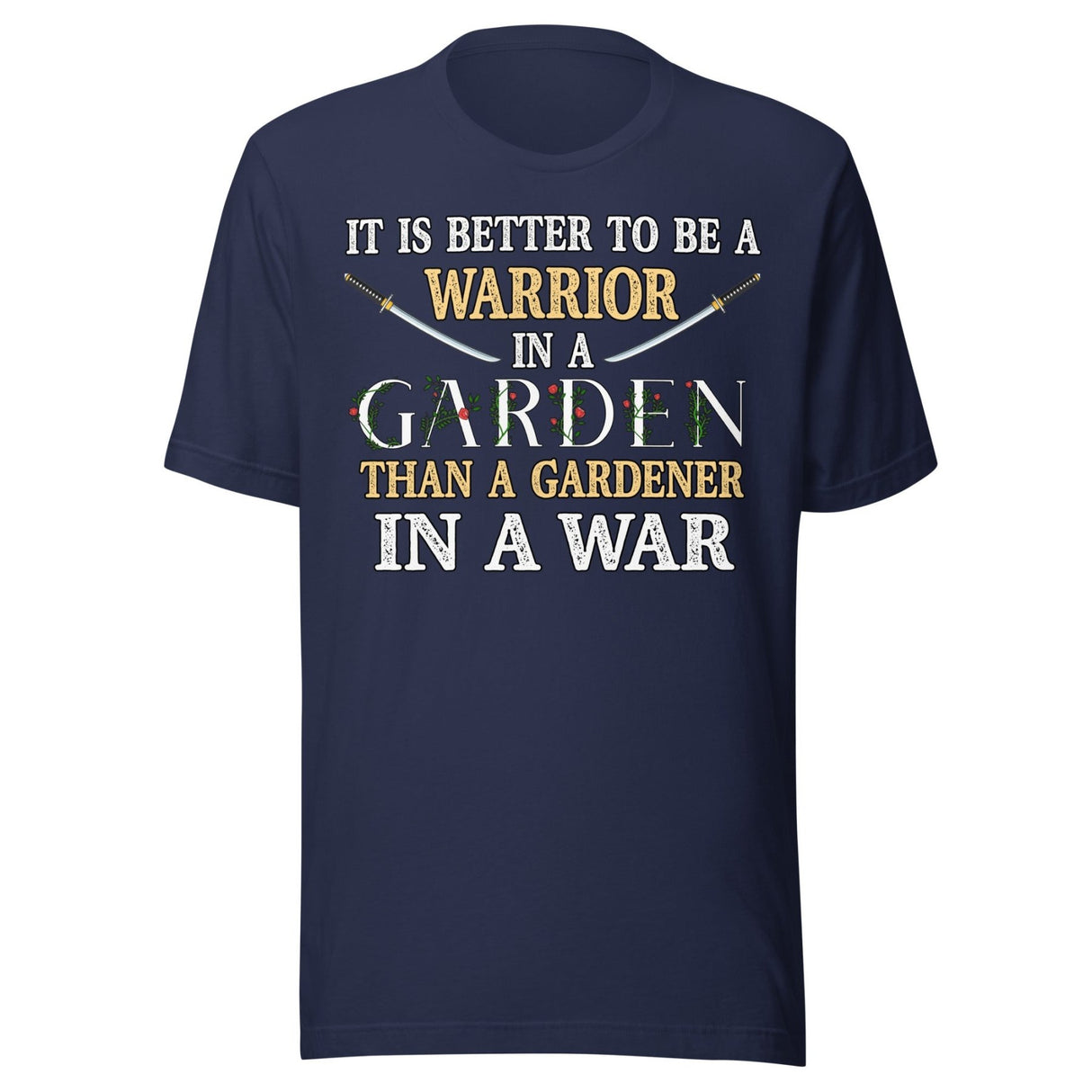 Warrior in a Garden Shirt