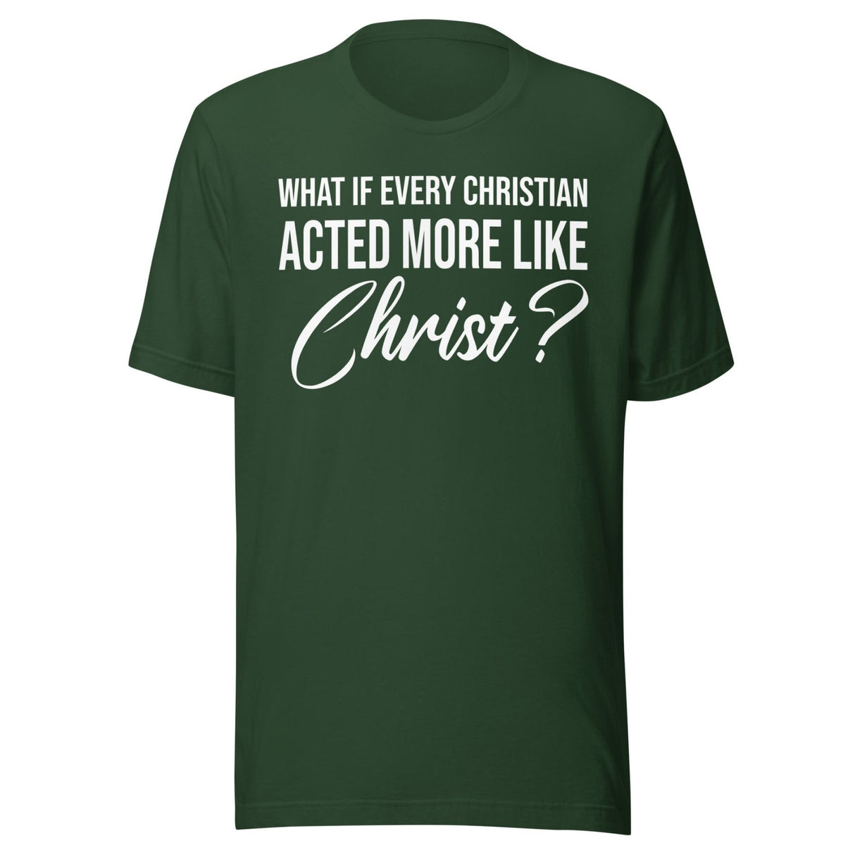 What If Every Christian Acted More Like Christ Shirt